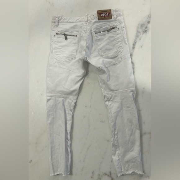 DSQUARED2 Tidy Biker Jean - White - Size 52